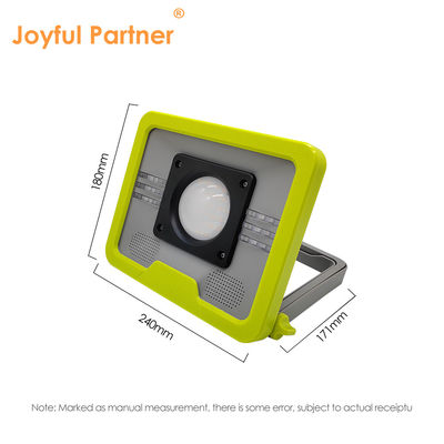 Lâmpada de acampamento solar LED portátil 4W IP65 resistente à água SMD LED branco frio recarregável com BT para caminhadas