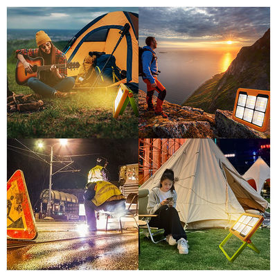 Lâmpadas de acampamento solar LED Ultra Bright Outdoor SMD LED IP65 Remote Control Rechargeable Lighting Level For Power Emergency