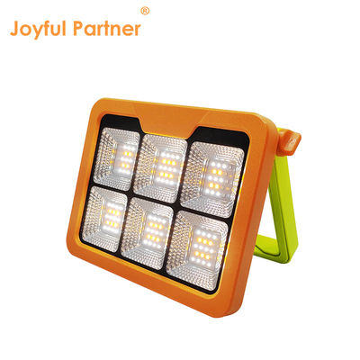 Lâmpada de inundação solar portátil LED SMD LED IP65 à prova d'água com controle remoto Bateria recarregável branca 3000K