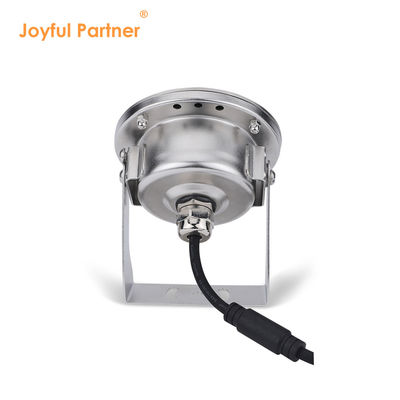 Aço inoxidável LED Luz subaquática IP68 DC12V 24W Branco quente 3000K Para fonte