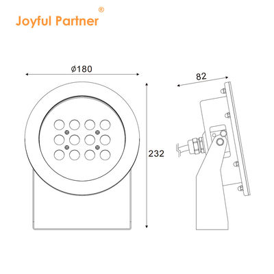 Holofote subaquático à prova d'água Personalizado RGBW IP68 12W 24W 36W 48W Para Aplicação Subaquática