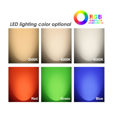 Lâmpadas de fonte de aço inoxidável de baixa tensão RGB 3W 1W LED IP68 à prova d'água para paisagens subaquáticas