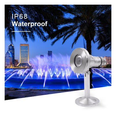 Lâmpada LED à prova d'água DC24V 12V RGB com suportes de montagem com certificado CE IP68