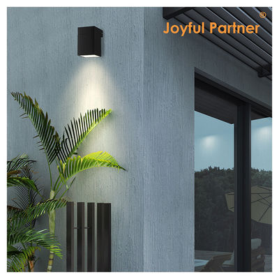 Lâmpada LED de parede exterior interior Quadrado 8W DC 24v Branco Quente SMD LED Casting Alumínio Casa Multifunção ângulo de feixe