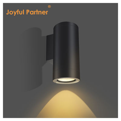 Lâmpadas de parede LED elétricas de jardim de alumínio montadas na parede para cima e para baixo LED Cree COB branco quente para decoração exterior