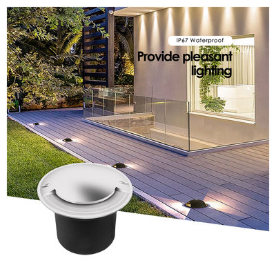 Escadaria Deck Step Inground Light 1W IP67 Outdoor COB LED 12w Lâmpadas Com Emissão de Quatro lados