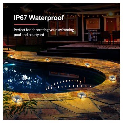 Lâmpadas LED de passagem para o exterior IP67 Diâmetro 70mm 3W Lâmpada montada na superfície Lâmpadas LED recuadas com dois anos de garantia