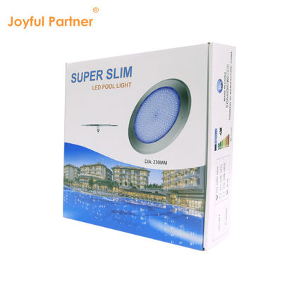Luz de piscina LED subaquática 230MM DC12V 252pcs SMD2835 Branco quente Voltagem constante Mural montado