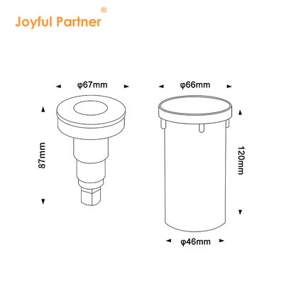 Luz Subaquática LED de Alta Qualidade Mini Tamanho DIA67MM Externa IP68 DC24V Adequada para Piscina