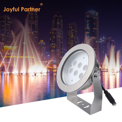 IP68 Lâmpada de luz subaquática 316L de aço inoxidável DMX512 RGB / RGBW 4in1 LED DC12V/24V