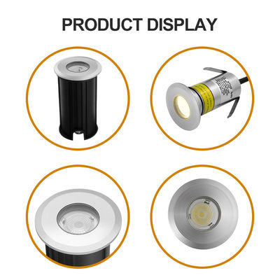 Luz Subaquática para Piscina Embutida Tipo 1W 2W DIA 42mm Para Decoração de Piscina e Lago