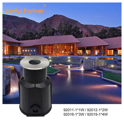 Mini LED piscina subaquática luz de spa lâmpada de aço inoxidável 12V / 24V DC