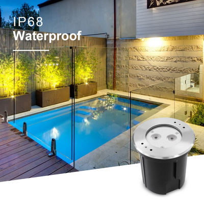 IP68 RGBW 4in1 Waterproof Fountain Led Light Aço inoxidável 316 DC 24V com lente assimétrica
