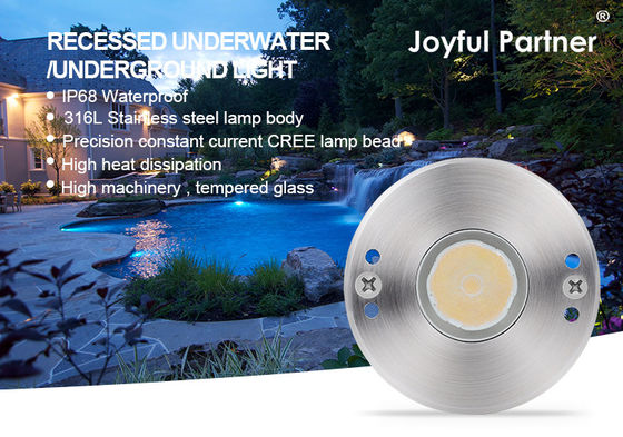 LED Mini 1W 12V DC 8° Ângulo estreito do feixe IP68 Indicador de marcador de retalho à prova d'água
