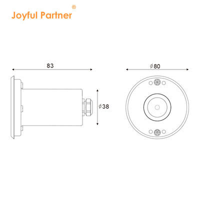 Luzes de piscina LED subaquáticas IP68 Aço inoxidável 316 1W 2W Submersíveis Lente assimétrica