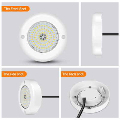 Iluminação para piscinas Par56 montada na parede com material ABS PC Dia 110mm 6W 10W IP68 impermeável AC12v Content Inbuilt Current Driver