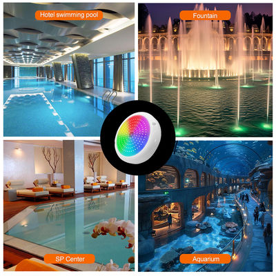 Piscina submersível ao ar livre IP68 Luz LED IP68 Mudança de cor AC12v Controlador de corrente contínua incorporado