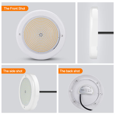 IP68 PAR56 PC Iluminação de piscina com comando remoto RGB LED 18W 24W AC 12v entrada