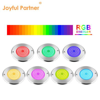 RGB Ultra Slim IP68 Iluminação de piscina LED SS316L caixa Tipo integrado SMD2835 6w Luzes subaquáticas à prova d'água