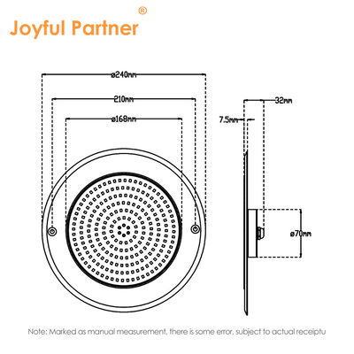 SUS316 Capa montada IP68 DC12V 3000K Iluminação de lago LED subaquático SPA