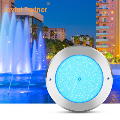 Lâmpadas de piscina LED subaquáticas 316 aço inoxidável 25W Smd2835 Resina preenchida 3000K RGB Lâmpada de piscina SMD 2835 AC 12v IP68 totalmente à prova d'água