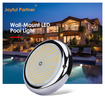 ABS Par56 Lâmpada de piscina de aço inoxidável AC 12v LED SMD montada na superfície 230mm Dia