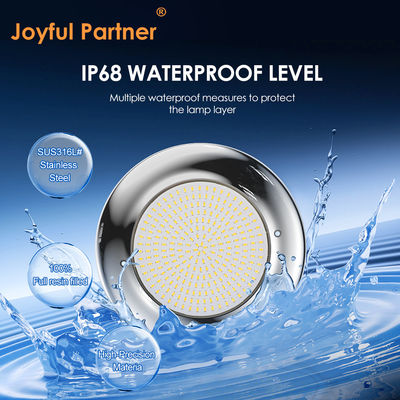 Joyful Pool Lights 12v AC Upgrade SMD Chip RGB Cor IP68 Todos em um conjunto Design para piscina de concreto