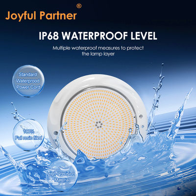 Lâmpada de piscina LED de 42W montada na superfície Luz subaquática 230*35mm Material ABS IP68 à prova d'água
