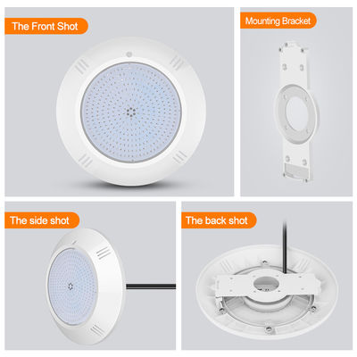 25w Resina de alta qualidade subaquática 12V IP68 Branco Quente 35W Iluminação de piscina para piscina