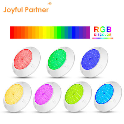 25w Resina de alta qualidade subaquática 12V IP68 Branco Quente 35W Iluminação de piscina para piscina