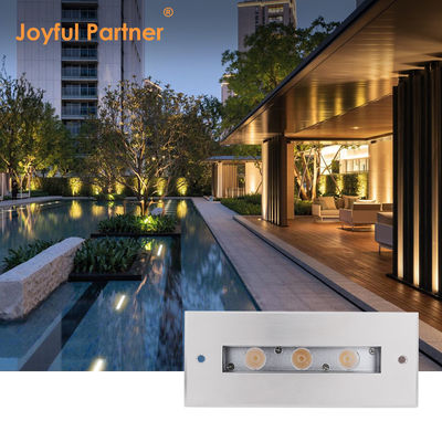 SS316L Luz subaquática Luz de piscina linear Luz LED branca quente Luz subterrânea