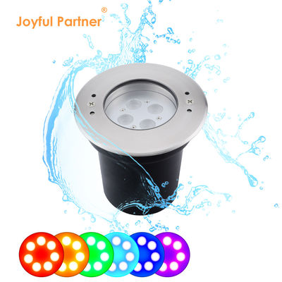 Luzes de piscina LED 4W 8W 12W 24VDC IP68 Aço inoxidável impermeável 316 RGB 3in1 para piscinas
