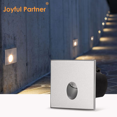 Lâmpada de parede LED inteligente IP65 Alumínio Corpo quadrado Forma DC 24v 1w 2w 3w Luz de escada LED Para Corredor