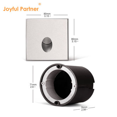 Lâmpada de parede LED inteligente IP65 Alumínio Corpo quadrado Forma DC 24v 1w 2w 3w Luz de escada LED Para Corredor