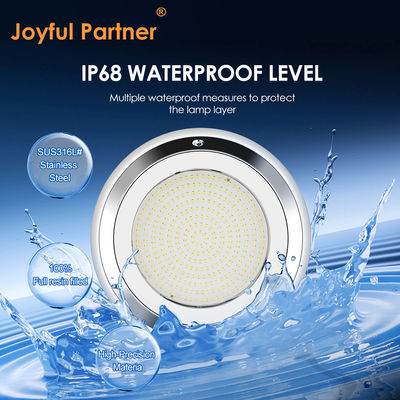 IP68 280mm Instalado na parede de aço inoxidável RGB LED subaquático