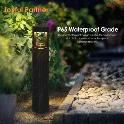 Iluminação de gramado de jardim AC110-265V Corpo de alumínio L120*W120*H300MM Alta eficiência para decoração