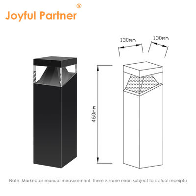 Lâmpada de jardim LED Bollardo Material de aço inoxidável leve AC 220V Anti-UV Quadrado IP65 Para pátio