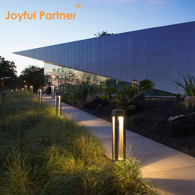 Luminária de jardim LED IP65 em alumínio para gramado, caminho, balizador, LED Bridgelux 3000K 10w Com certificação CE ROHS