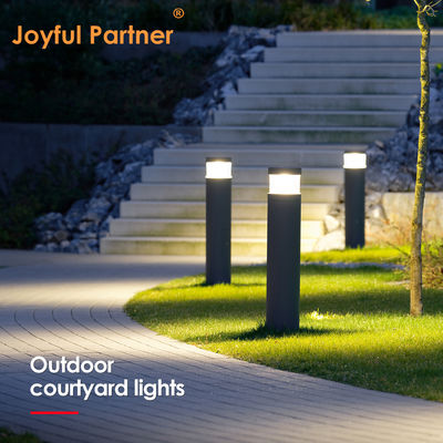 Luminária balizadora de alumínio fundido para caminho de pátio IP65 para exterior AC 220v DC 24v Bridgelux LED 3000K DIA 108MM*A 400/600/800/1000mm