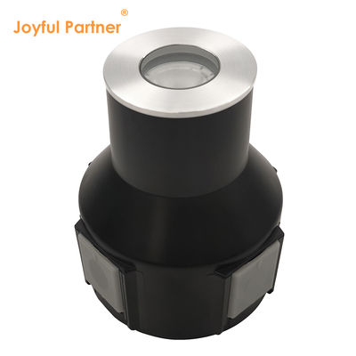 Luzes de escada para jardim 3W IP67 RGB3em1, corpo de alumínio e tampa frontal de aço inoxidável, com dois anos de garantia