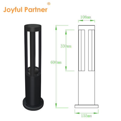 Lâmpada de Coluna para Paisagem de Vila à Prova d'Água IP65 em Promoção 10W Alumínio Fundido 220v com Iluminação de 360 Graus para Caminhos