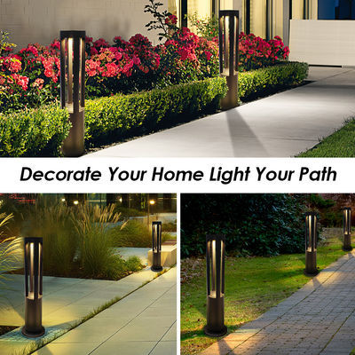 Lâmpada de Coluna para Paisagem de Vila à Prova d'Água IP65 em Promoção 10W Alumínio Fundido 220v com Iluminação de 360 Graus para Caminhos
