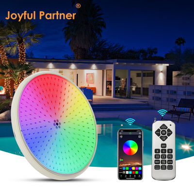 Luzes planas para lagoa com mudança de cor RGB/RGBW à prova d'água IP68, com luz de piscina subaquática preenchida com resina