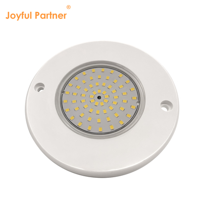 Luzes de piscina subaquática DC12V 10W IP68 totalmente plástico RGB 100% controle síncrono