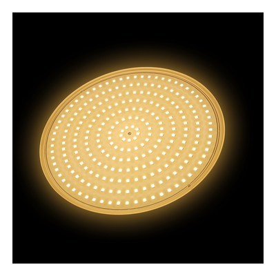 Reflector de luz de piscina com resina 160mm DC12V 10W totalmente plástico SMD2835 108pcs RGBW Cor Voltagem constante