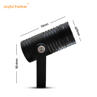Fabricante de iluminação paisagística em alumínio com revestimento em pó para exteriores 1W IP65 DC24V Holofotes de jardim