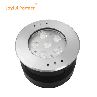 Luz subaquática LED de aço inoxidável 316 de 24 Volts 6W 12W com branco frio e manga de montagem de plástico para piscina