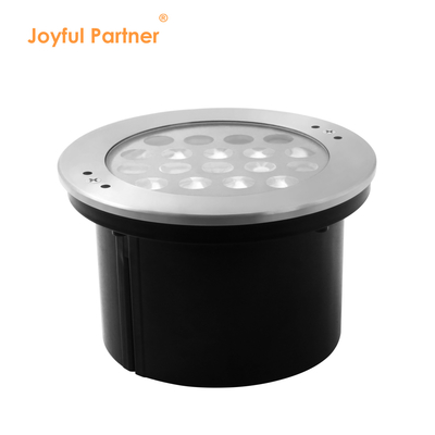 Luz subaquática recessada DC24V 18W RGB 316 aço inoxidável IP68 com controle remoto e transformador