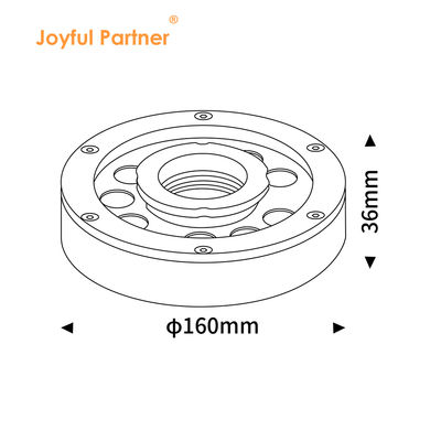 IP68 à prova d'água 12V 24V aço inoxidável DMX RGB piscina subaquática LED luzes de fonte
