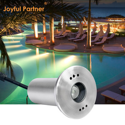 Luz Subaquática Enterrada IP68 3WRGB3em1 LED Aço inoxidável 316L DC24V Decoração para Piscina